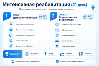 Реабилитация за 21 день в Ленинске
